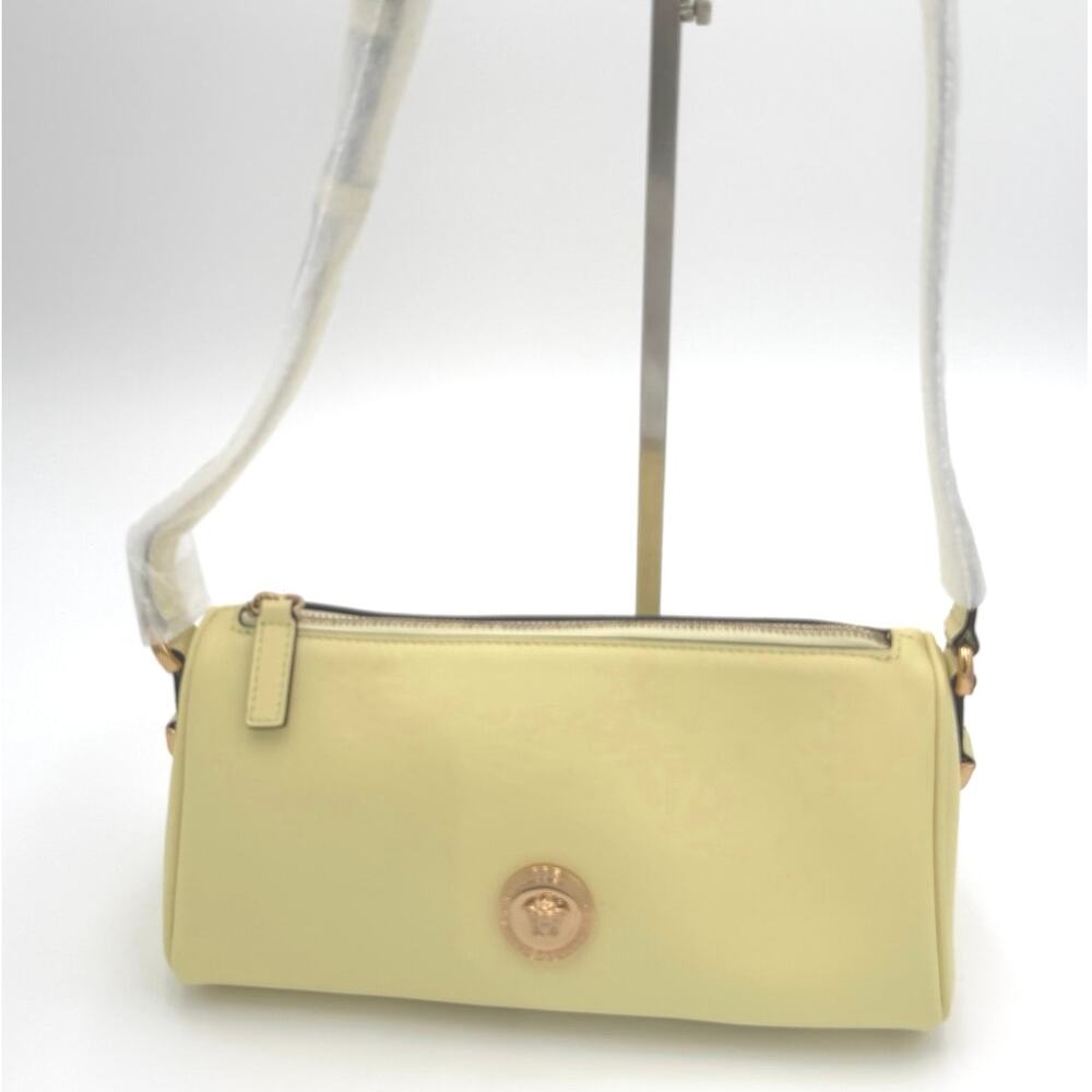 Versace Emblème Nappa Leather Bowling Bag